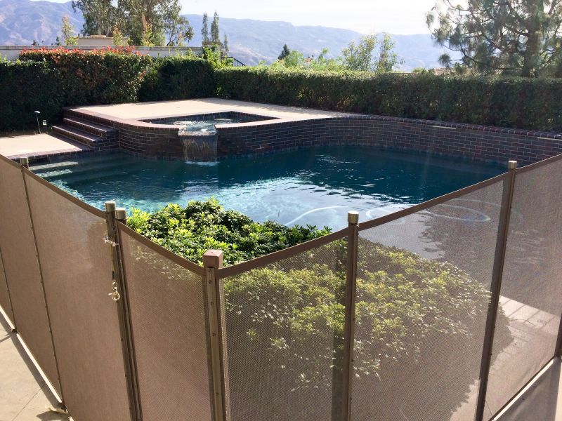 Completed Pool Fence